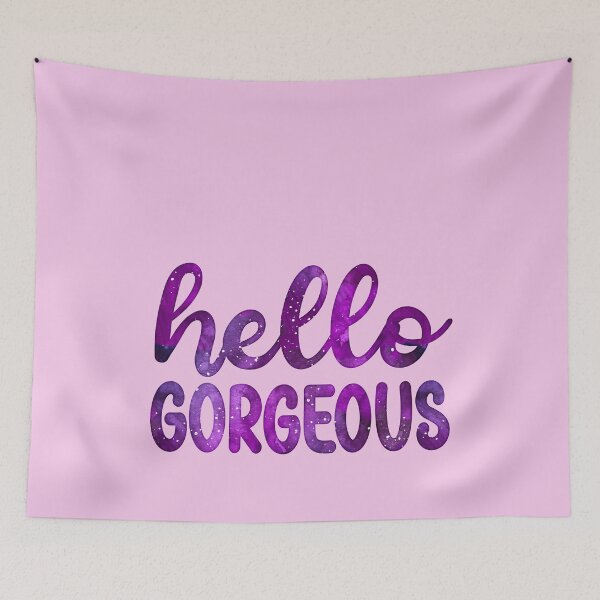Item preview, Hello Gorgeous 12 - Quote in Script Calligraphy Typography  designed and sold by Cawaiico.