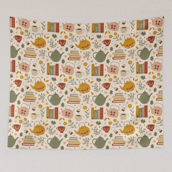 Item preview, Flowery Books and Tea designed and sold by ohjessmarie.