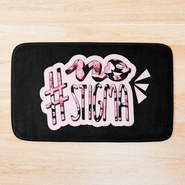 Item preview, No stigma Equality LGBT Mental Health Flowery Slogan  designed and sold by SD-illustration.
