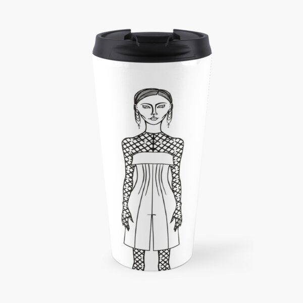 Melissa - Fabuleuse2 #14 - Noir et blanc Mug à café isotherme