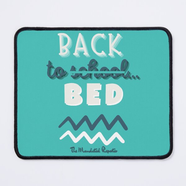 Item preview, Back to Bed - teal designed and sold by TheReporter1.