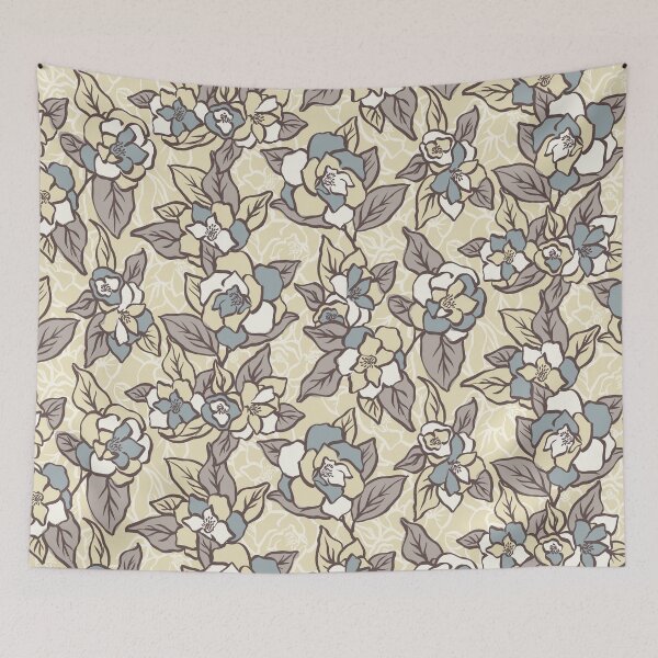 Item preview, Beige Camellias designed and sold by Carolina Diaz.