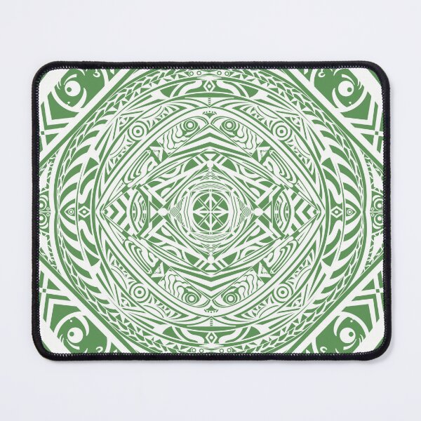 Item preview, Tribal white mandala designed and sold by DomaDoma.