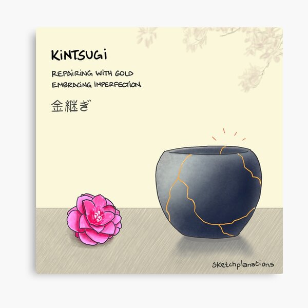 Kintsugi Bowl Famille Rose Pink Floral Chinese Gold Crack Personal
