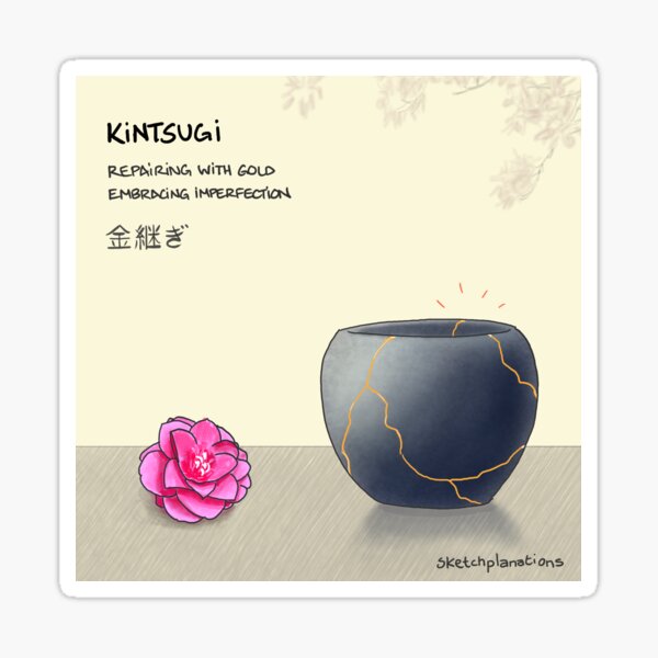 Kintsugi Sticker