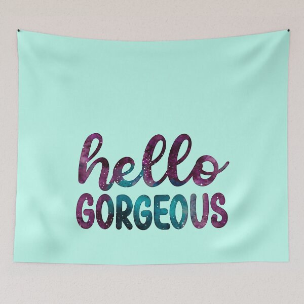 Item preview, Hello Gorgeous 13 - Quote in Script Calligraphy Typography  designed and sold by Cawaiico.