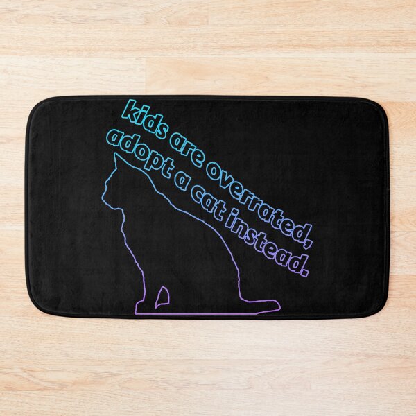 Item preview, Kids Are Overrated, Adopt a Cat designed and sold by kosmicwaffle.