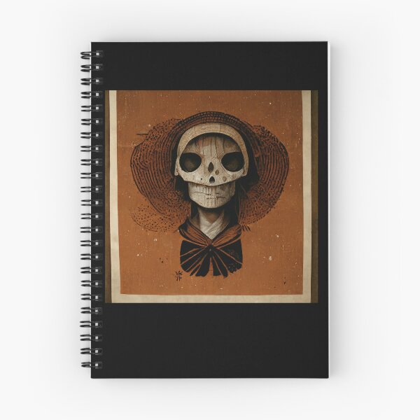 Item preview, Skeletal mask print designed and sold by wadepbc.