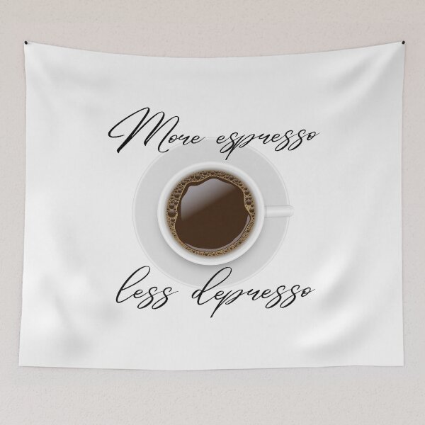 Item preview, More espresso less depresso designed and sold by addict2reading.