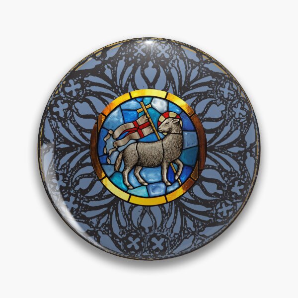 Item preview, Christ the Sacrificial Lamb - Prophet Priest King (Blue) designed and sold by NonPCTruths.