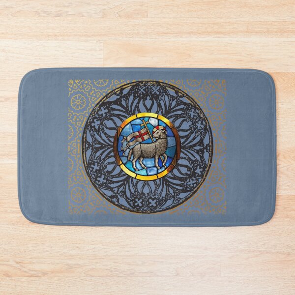 Item preview, Christ the Sacrificial Lamb - Prophet Priest King (Blue) designed and sold by NonPCTruths.