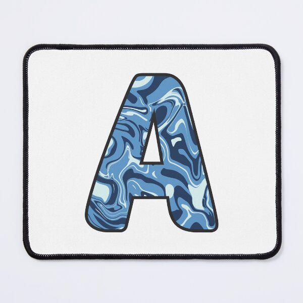 Item preview, A - Blue Marble Alphabet Letter designed and sold by Emmyteddy.