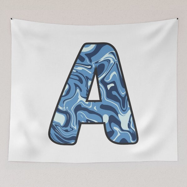 Item preview, A - Blue Marble Alphabet Letter designed and sold by Emmyteddy.