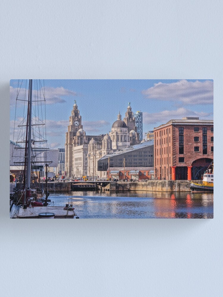 "The Liverpool Waterfront" Canvas Print for Sale by millroadgirl