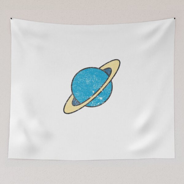 Item preview, Vintage ilustrado planeta Saturno designed and sold by vladocar.