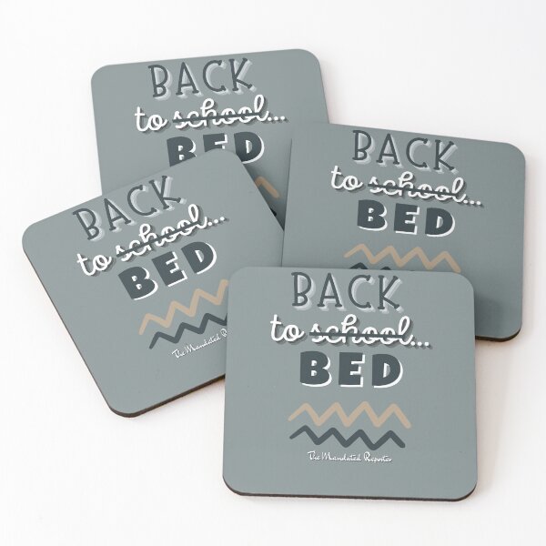 Item preview, Back to Bed - Slate Grey designed and sold by TheReporter1.