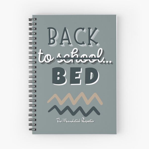 Item preview, Back to Bed - Slate Grey designed and sold by TheReporter1.