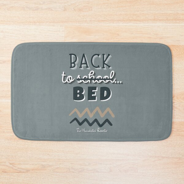 Item preview, Back to Bed - Slate Grey designed and sold by TheReporter1.