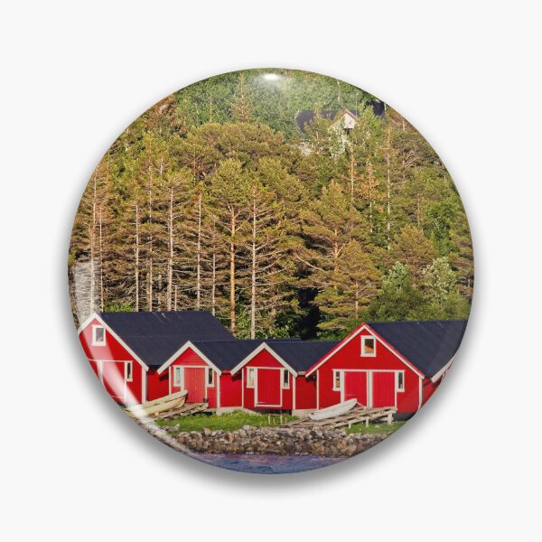 Item preview, Red Boathouses in Norway designed and sold by Martyn R Arnold Fine Art Nature & Landscape Photography.