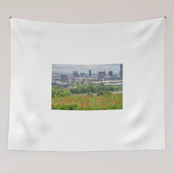 Item preview, Poppies and the Liverpool skyline designed and sold by Beverley Goodwin.