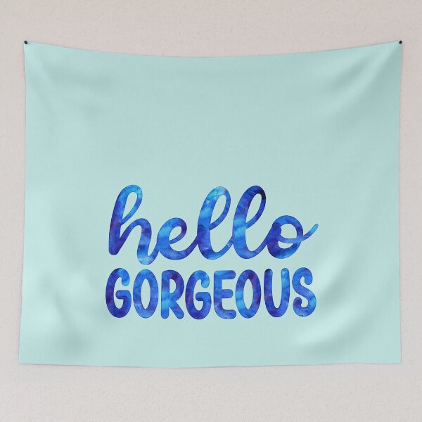 Item preview, Hello Gorgeous 14 - Quote in Script Calligraphy Typography  designed and sold by Cawaiico.