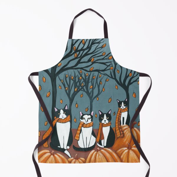 Item preview, An Autumn Day With Tuxedos designed and sold by KilkennyCat Art.