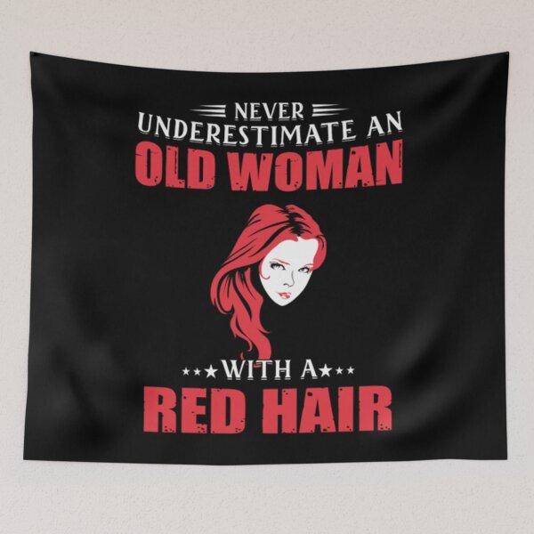 Item preview, Red hair - Never underestimate an woman with red designed and sold by NetoDimero.