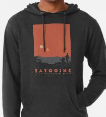 Besuche Tatooine Leichter Hoodie