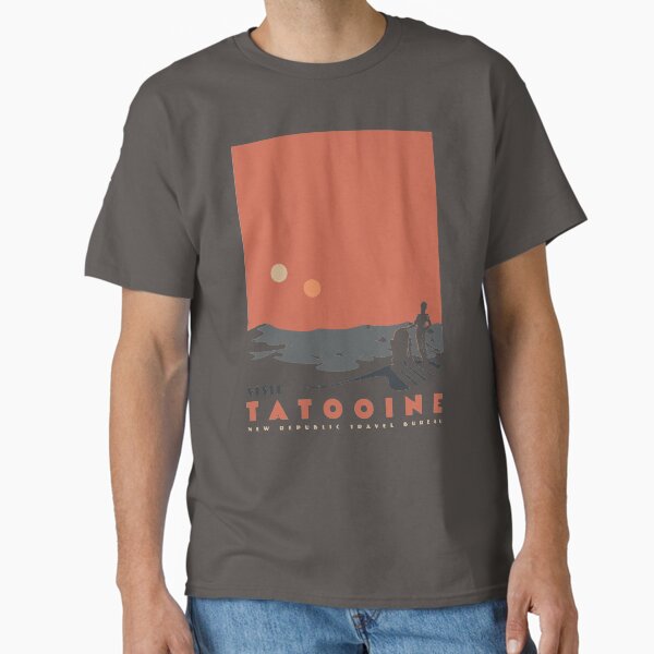 Vista previa del artículo con la obra «Visita Tatooine», diseñado y vendido por mathiole.