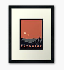 Lámina enmarcada Visita Tatooine