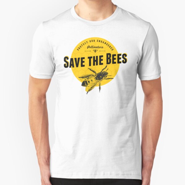 Save the Bees Slim Fit T-Shirt