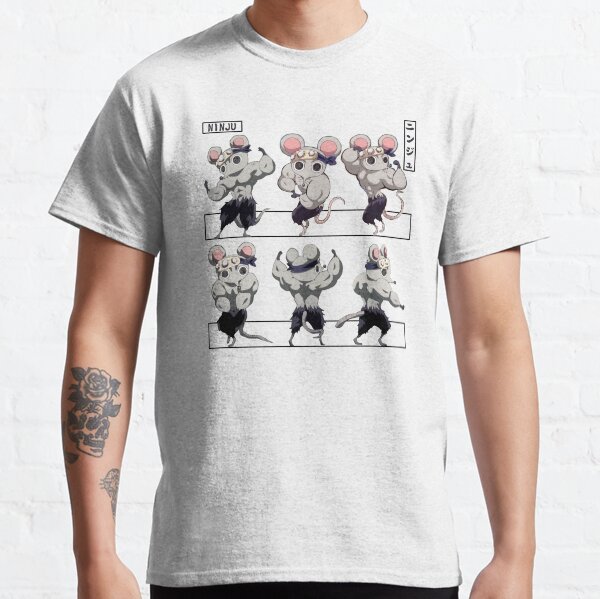 Ninju Buff Mäuse ニンジュ | Dämonentöter Kimetsu no Yaiba Classic T-Shirt