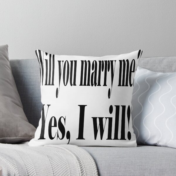 Item preview, '' WILL YOU MARRY ME? YES,I WILL!'' pre-wedding t-shirt  designed and sold by Soudesign99.