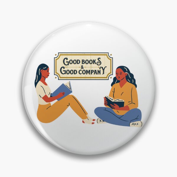 Item preview, Good Books And Good Company - Quote  designed and sold by ArtOfStars.