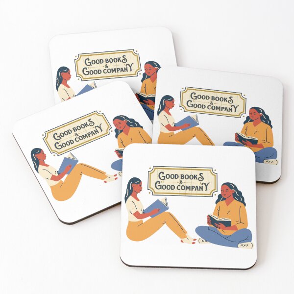 Item preview, Good Books And Good Company - Quote  designed and sold by ArtOfStars.