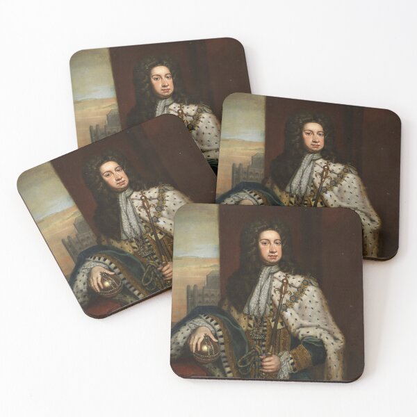 Item preview,  King George I - 18th century portrait  designed and sold by Vintage Designs +.