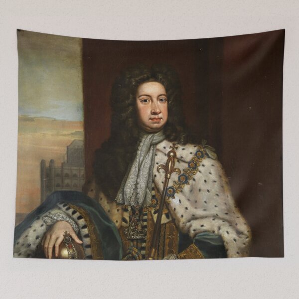 Artikelvorschau,  King George I - 18th century portrait  entworfen und verkauft von Vintage Designs +.