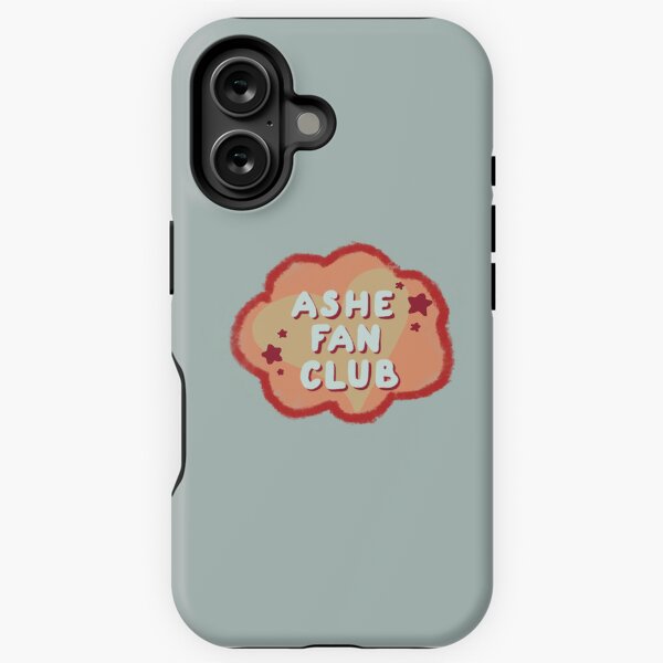 Vista previa del artículo con la obra «Etiqueta engomada del club de fans de Ashe», diseñado y vendido por emproct.