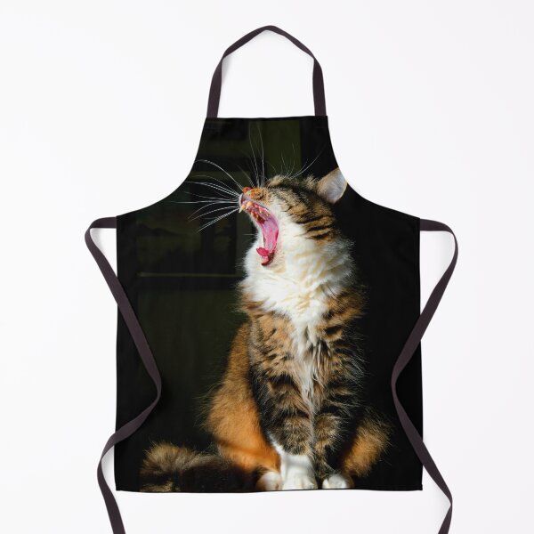 Item preview, ANIMALS #96 - Cat-zilla - Funny Yawning Cat designed and sold by DEL-Productions.
