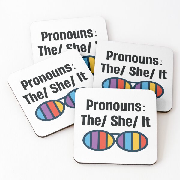 Item preview, Copy of Pronouns The She It the feminism gender pronouns sarcasm shit designed and sold by TheMattDesigns.