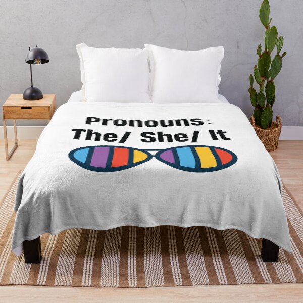 Item preview, Copy of Pronouns The She It the feminism gender pronouns sarcasm shit designed and sold by TheMattDesigns.
