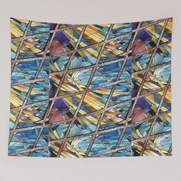 Item preview, Gold Stained Glass Diamonds designed and sold by NonPCTruths.