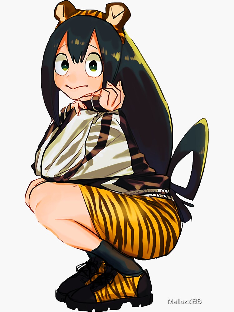 Asui Tsuyu Bnha Sexy Hentai Anime Sticker For Sale By Mallozzi Redbubble