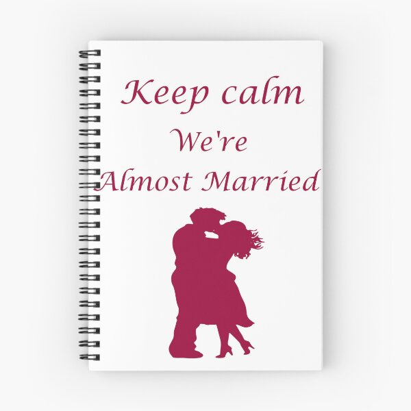 Item preview, ''KEEP CALM WE'RE ALMOST MARRIED'' prewedding t-shirt  designed and sold by Soudesign99.