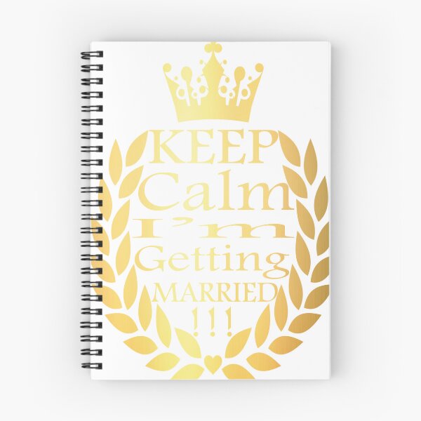 Item preview, '' KEPP CALM I'M GETTING MARRIED!!! '' prewedding t-shirt  designed and sold by Soudesign99.
