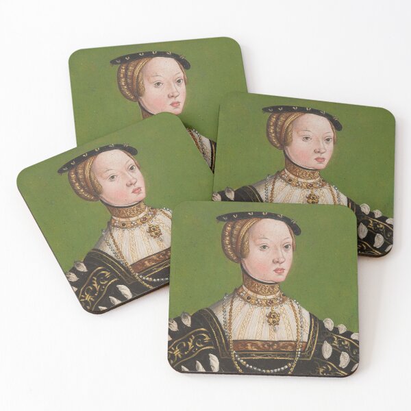 Item preview,  Portrait of the Wife of Kin Sigismund I Augustus (1520–1572) Elizabeth of Austria (1526–1545)  designed and sold by Vintage Designs +.