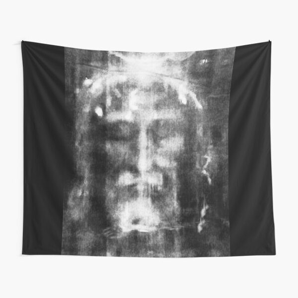 Shroud of Turin. Turin Shroud. Christianity, Christian, Icon, Bible, Biblical, Resurrection. Tapestry