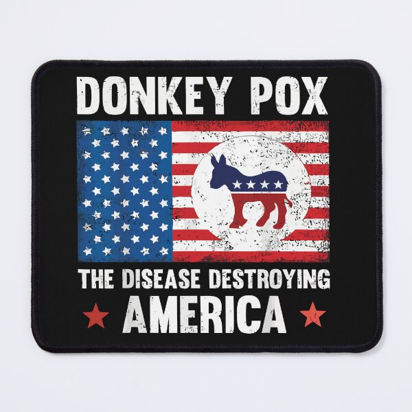 Item preview, DONKEY POX THE DISEASE DESTROYING AMERICA  designed and sold by artzaka.