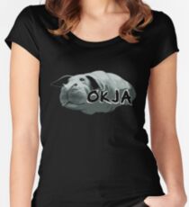 Okja Movie Fitted Scoop T-Shirt