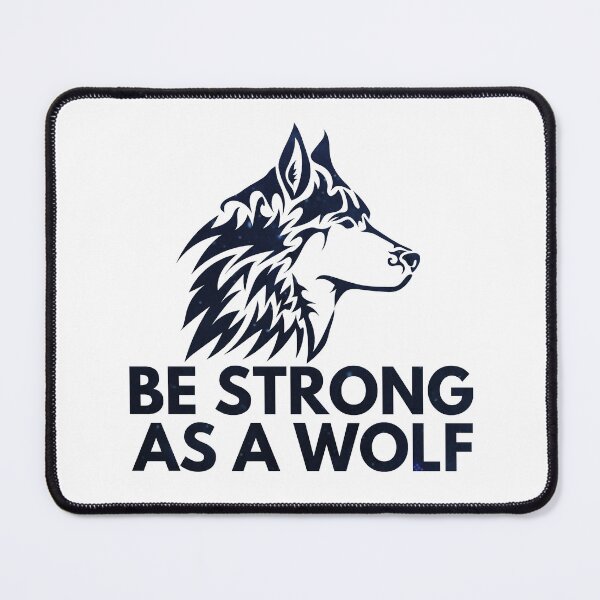 Item preview, Be strong as a wolf designed and sold by Rubi16.